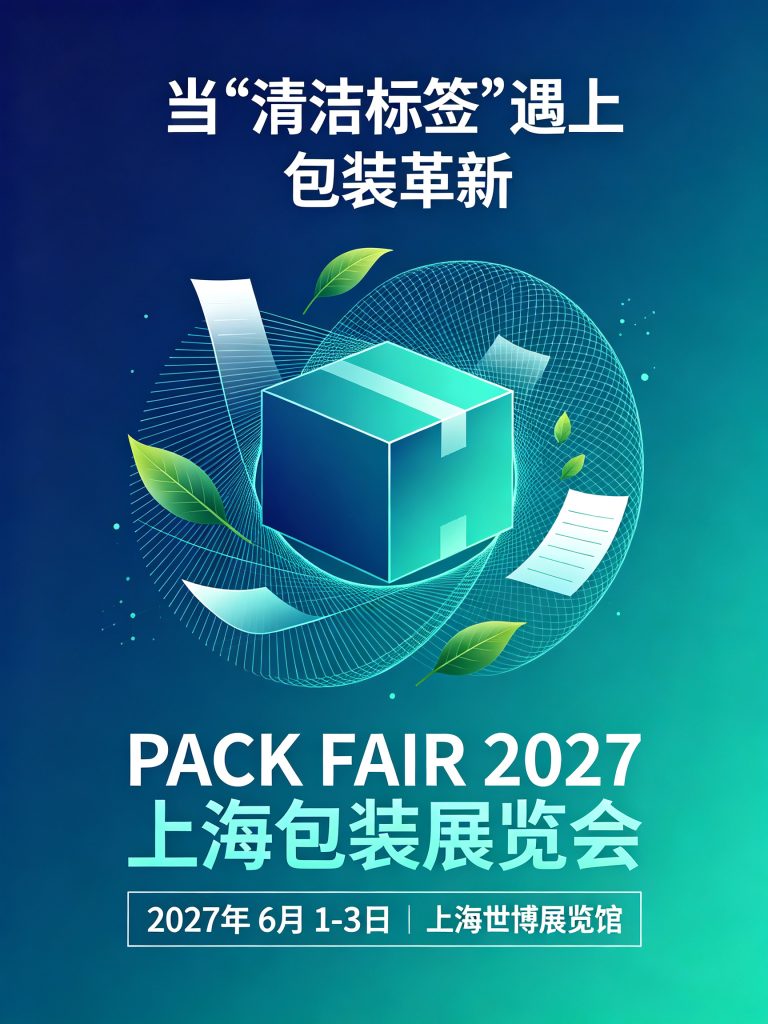 当“清洁标签”遇上包装革新：PACK FAIR 2027上海包装展定调食品消费新风口